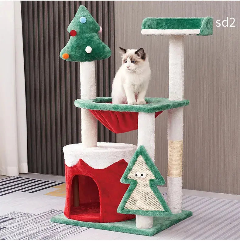 arbre-à-chat-sapin-de-noel Vraiment-chat