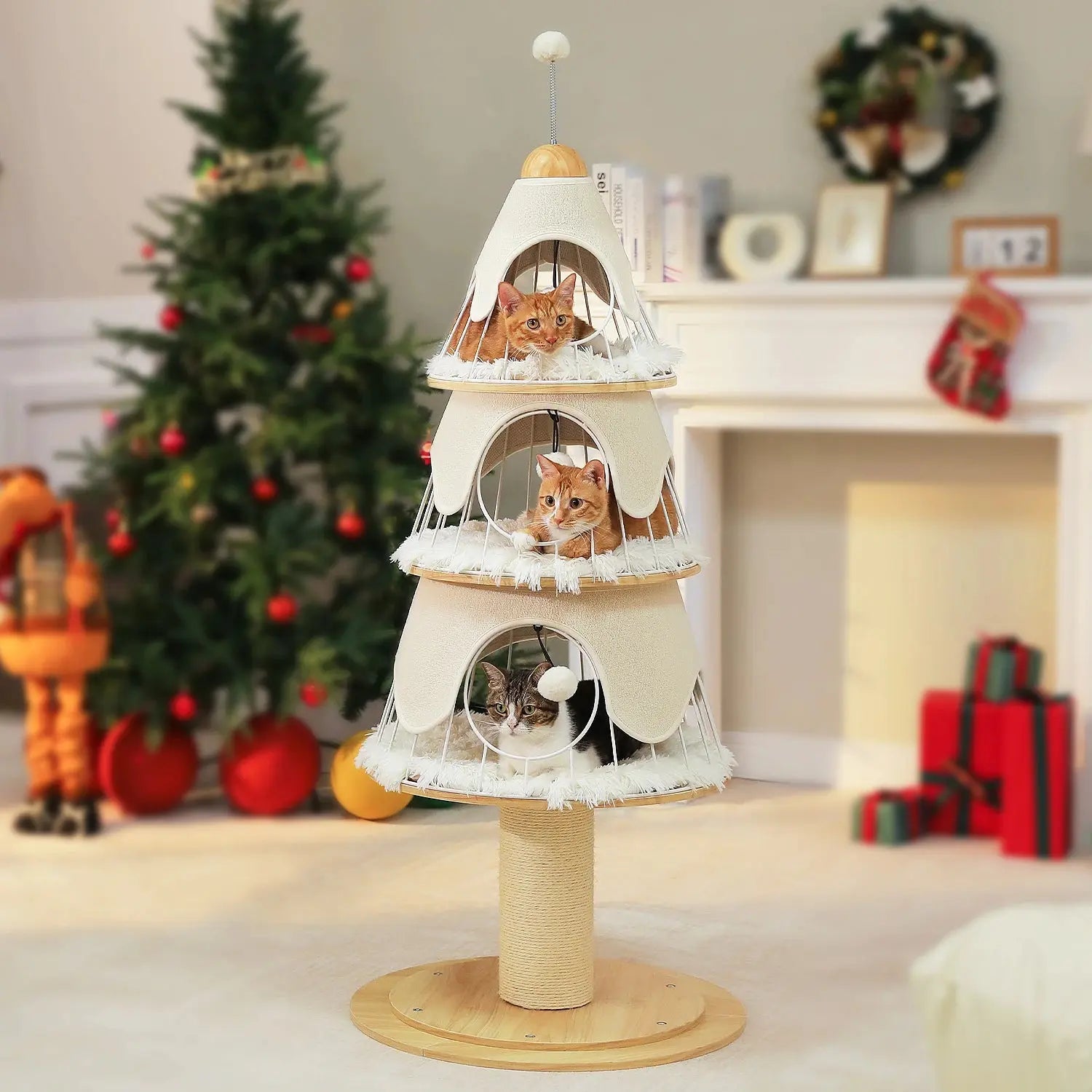 Arbre à chat Sapin de Noël Nordic Haven Vraiment-chat