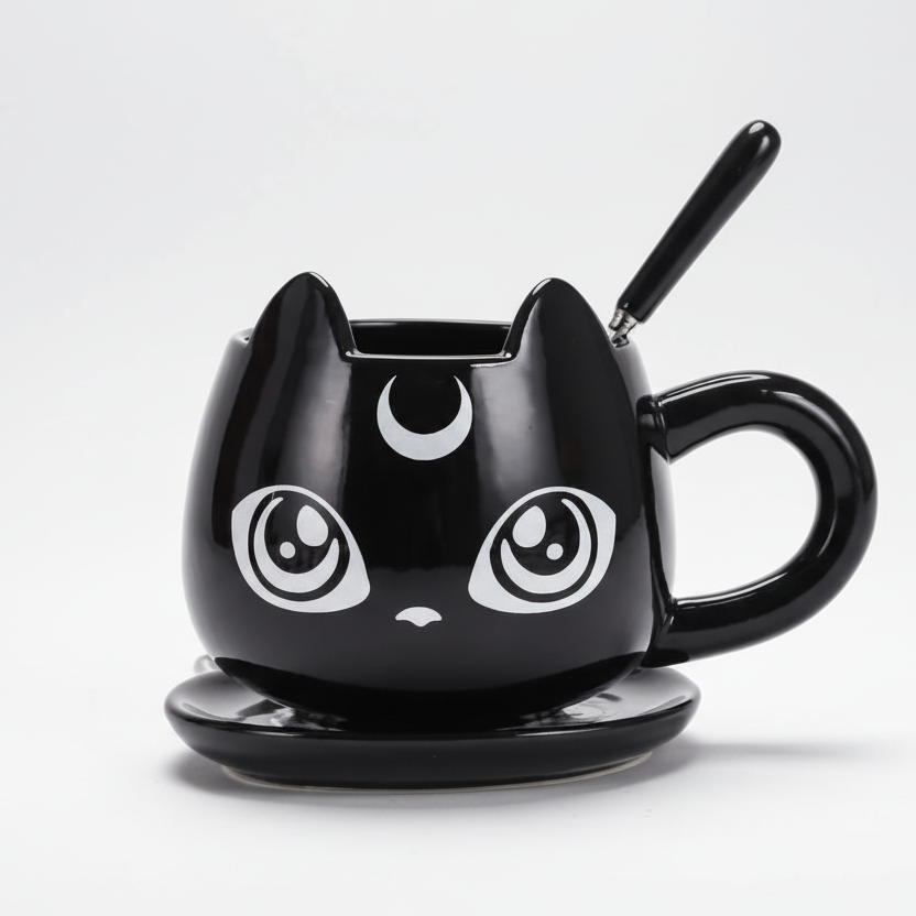 Mug Chat Noir et sa Lune