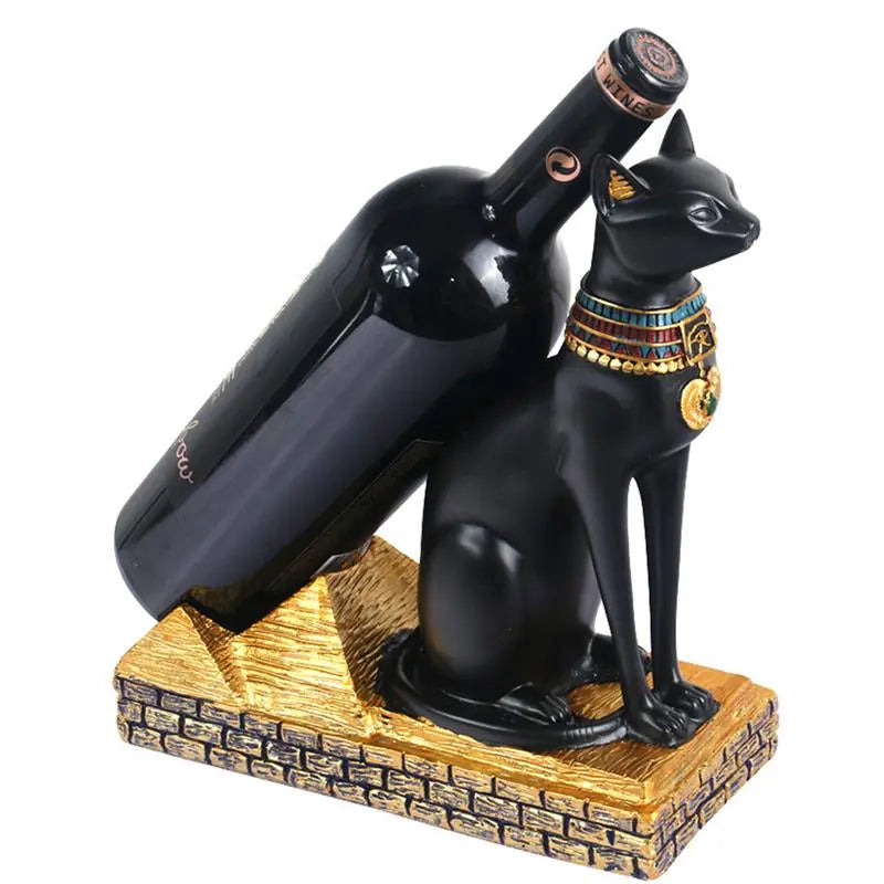 Porte Bouteille Chat Egyptien - Vraiment-chat