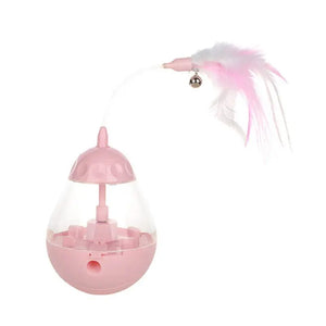 Distributeur de Croquettes Chat Jeu à Plumes - Vraiment-chat