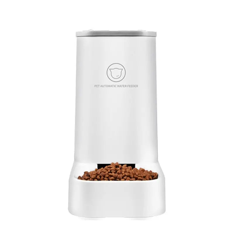 Distributeur de Croquettes Chat Blanc - Vraiment-chat