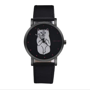 Montre de Chat qui fait un Doigt - Vraiment-chat