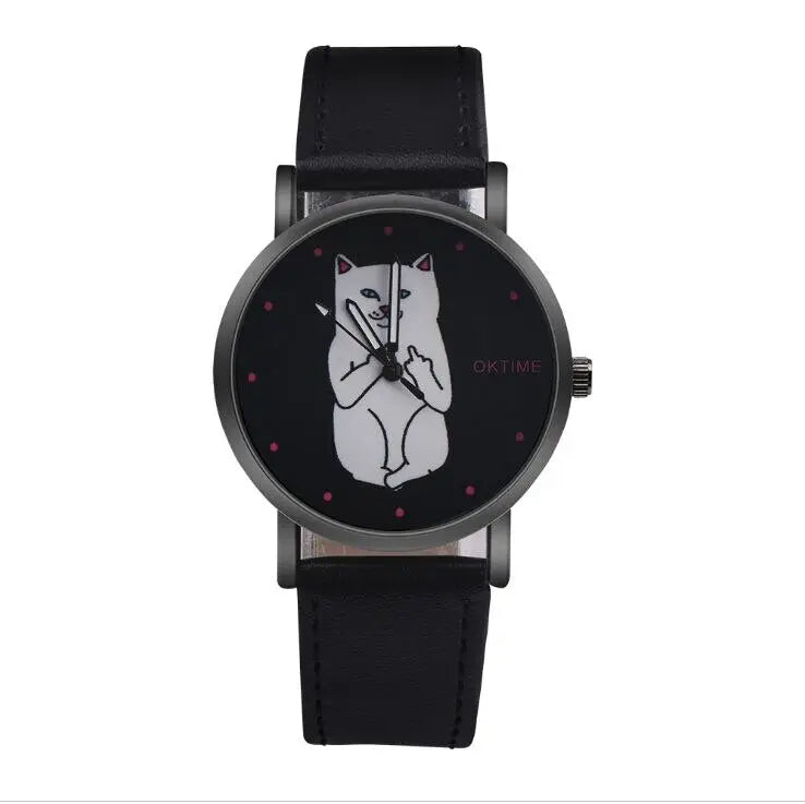 Montre de Chat qui fait un Doigt - Vraiment-chat