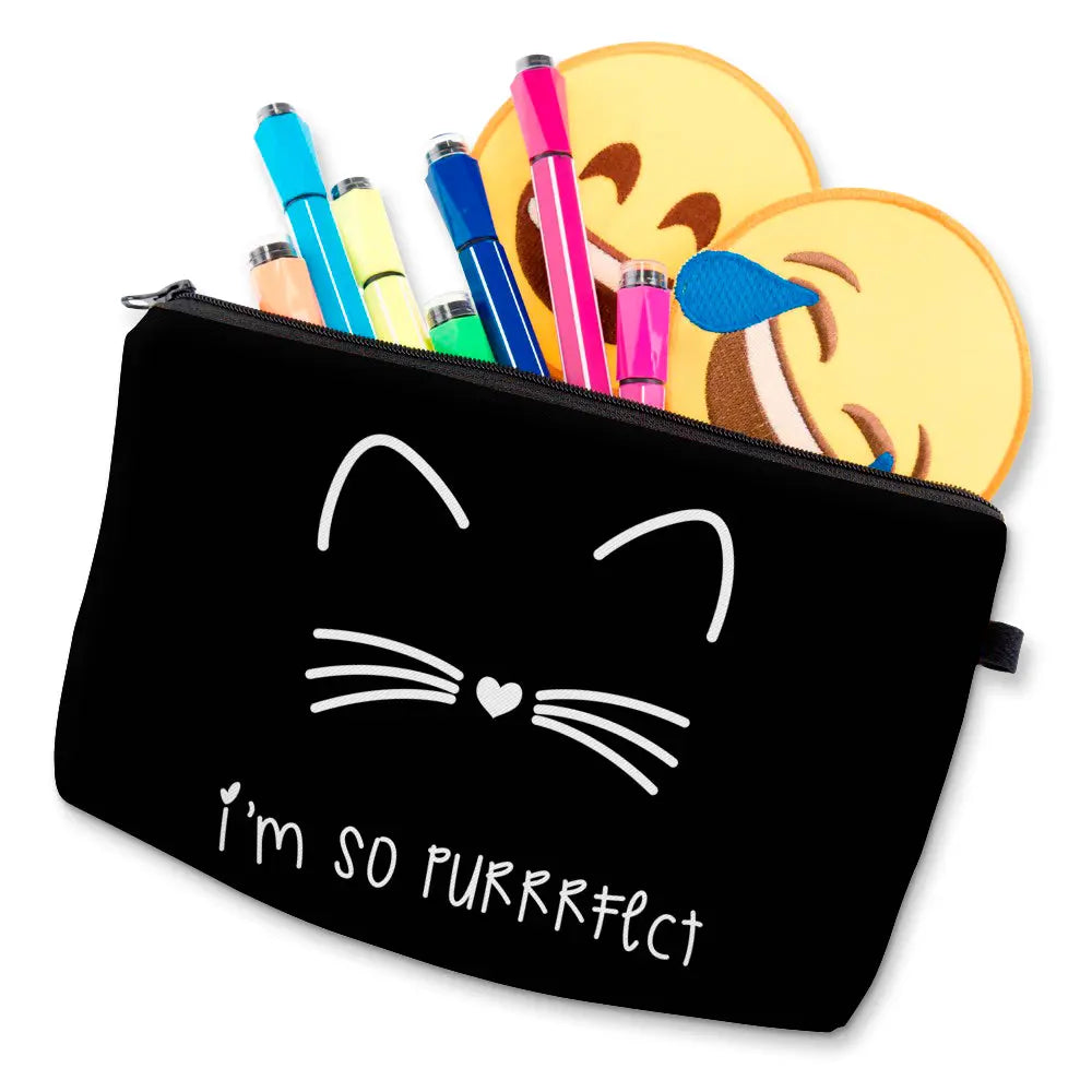 Objet Chat<br/>Trousse de Maquillage Purrfect - Vraiment-chat