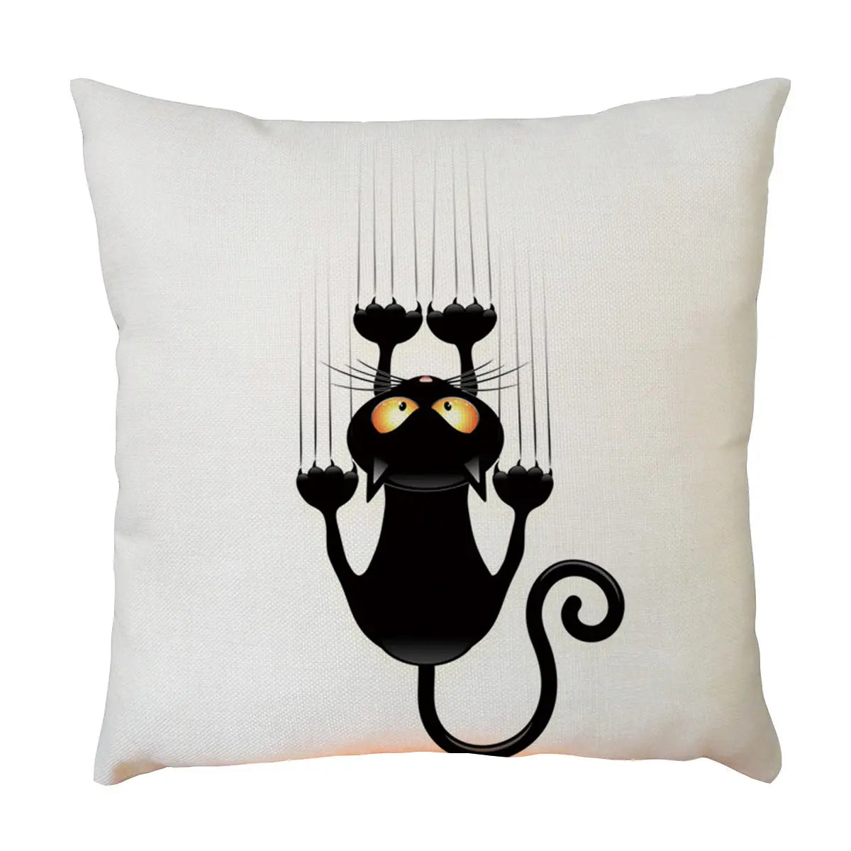 Housse de coussin Chat Noir - Vraiment-chat