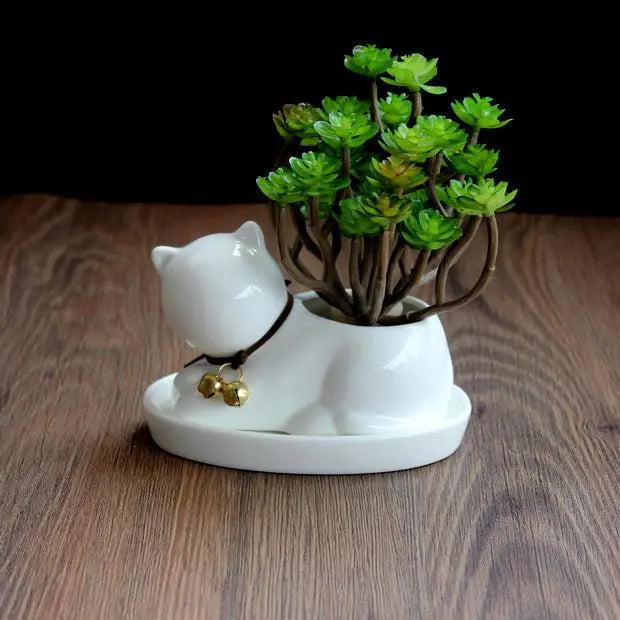Pot de Fleur Chat - Vraiment-chat