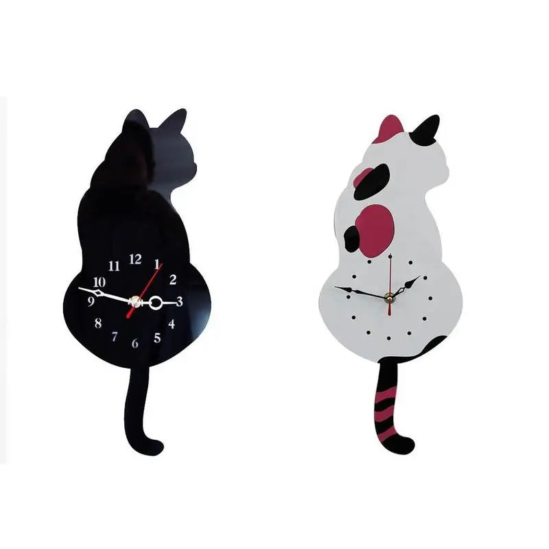 Horloge Chat à la Queue qui Bouge - Vraiment-chat