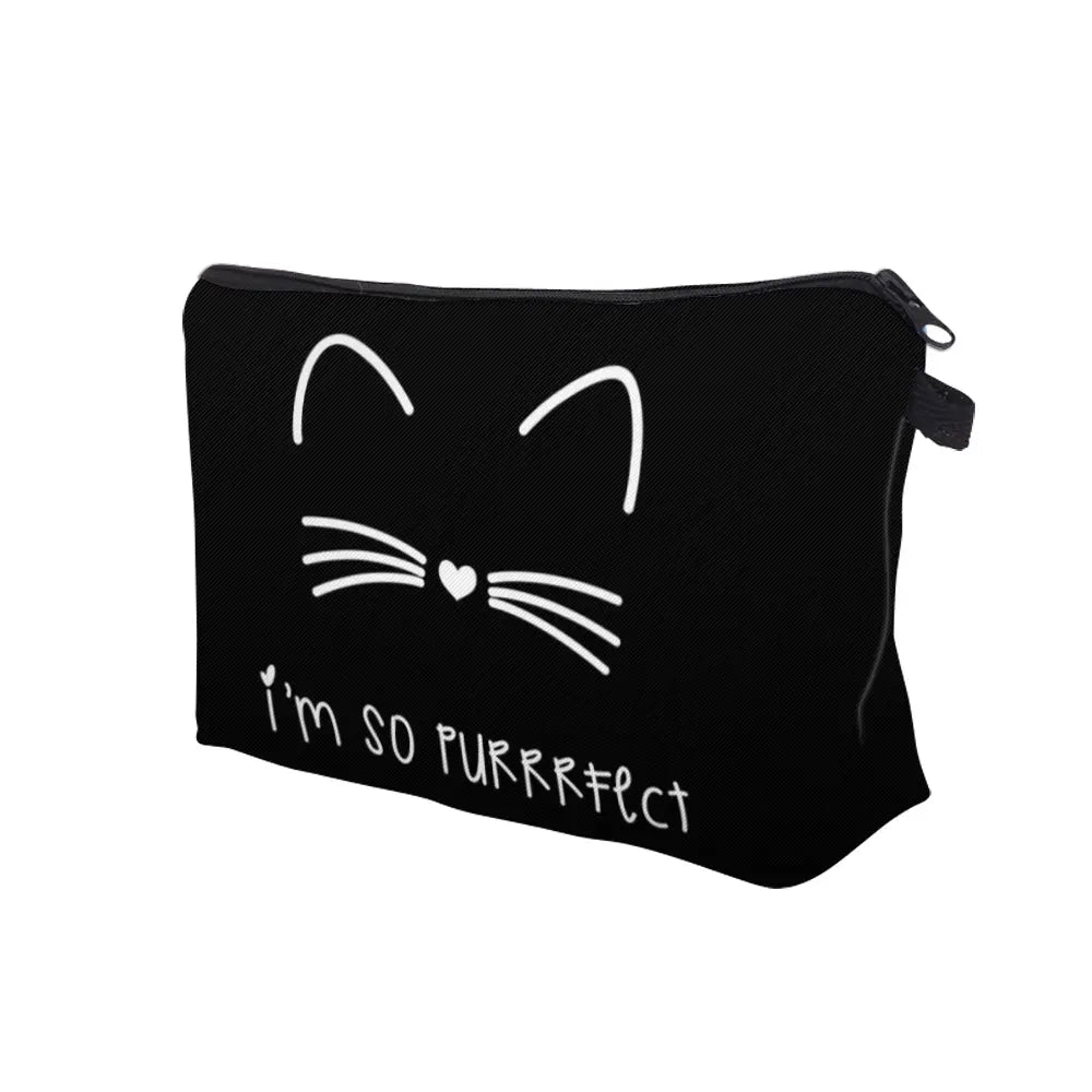 Objet Chat<br/>Trousse de Maquillage Purrfect - Vraiment-chat