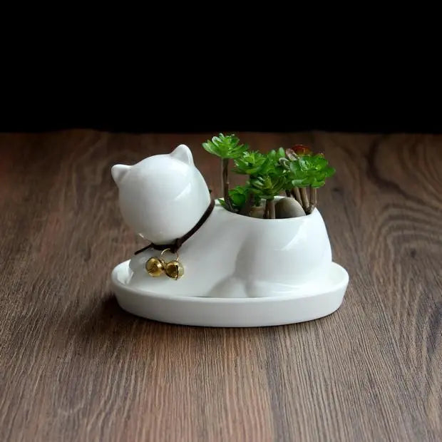 Pot de Fleur Chat - Vraiment-chat