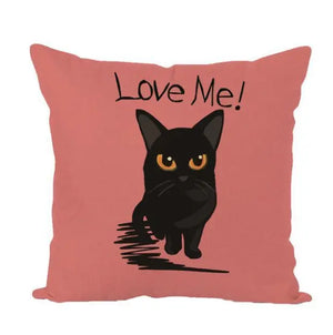 Housse de Coussin Chat Love Me - Vraiment-chat