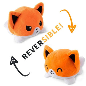 Peluche Réversible Chat Orange - Vraiment-chat