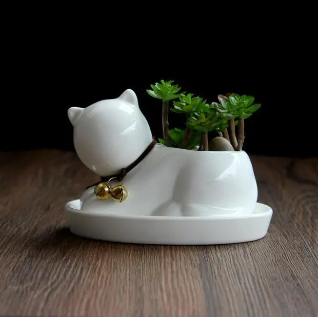Pot de Fleur Chat - Vraiment-chat