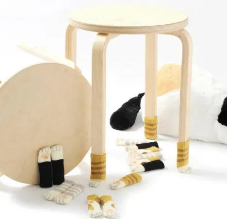 Objet chat<br/>Chaussettes pour pied de Chaise - Vraiment-chat