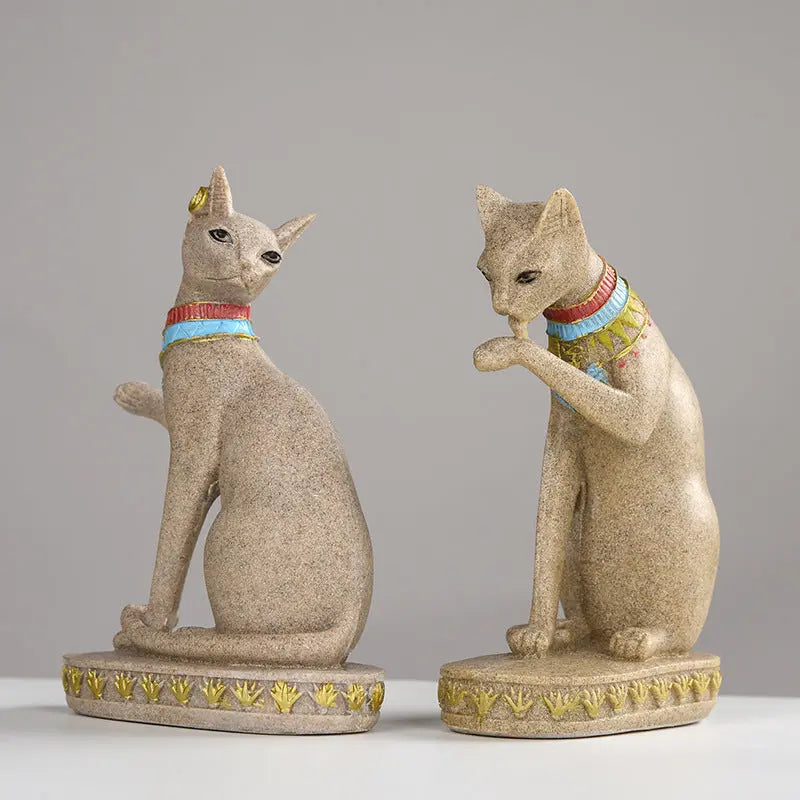 Statue de Chat Egyptien en Grès - Vraiment-chat