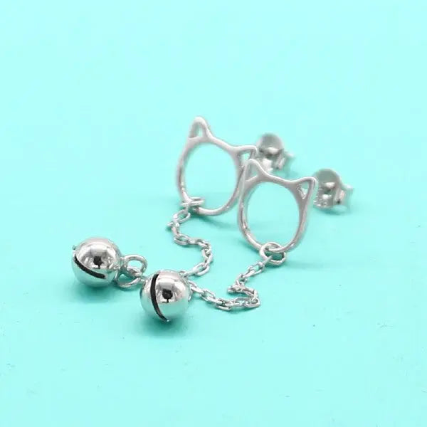 Boucle d'oreille Pendante Chat - Vraiment-chat