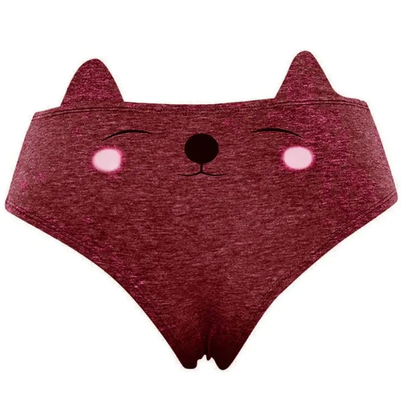 Culotte Chat Femme Rouge - Vraiment-chat