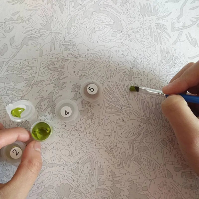 Peinture par Numéro de Chat Facile - Vraiment-chat