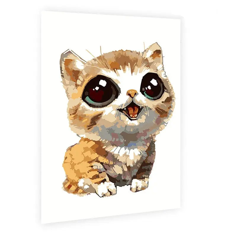 Peinture par Numéro Chat Kawaii - Vraiment-chat
