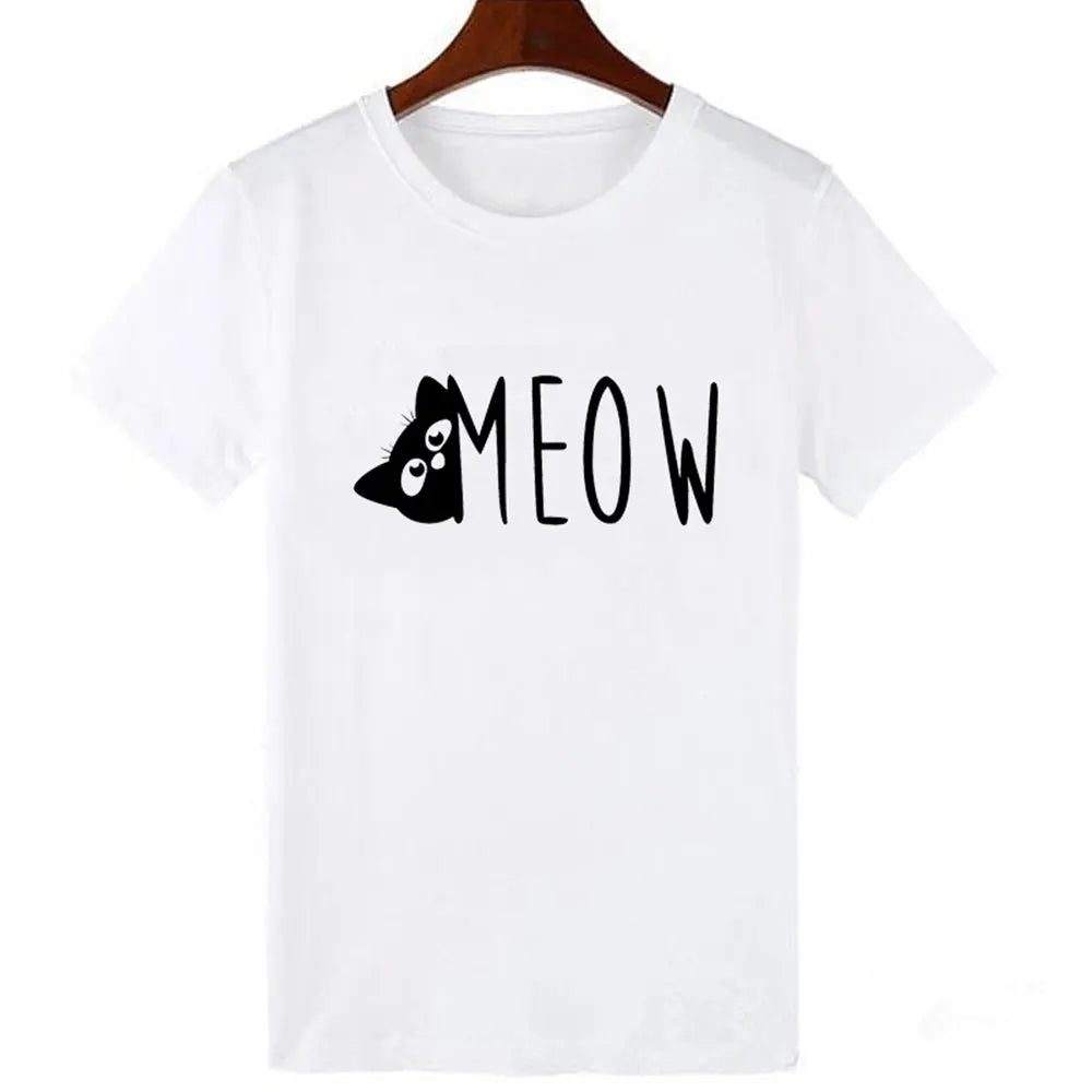 T-Shirt Chat Tête et Miaou - Vraiment-chat