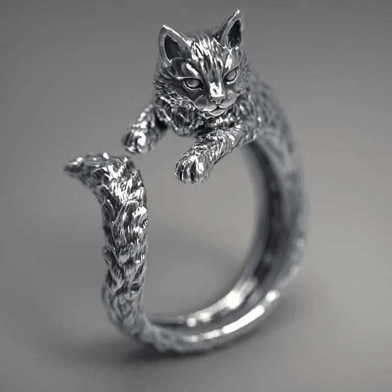 Bague corps de Chat Réaliste - Vraiment-chat
