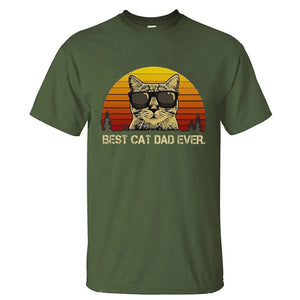 T-Shirt Meilleur Papa Chat - Vraiment-chat