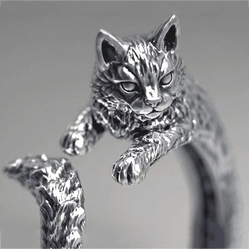 Bague corps de Chat Réaliste - Vraiment-chat