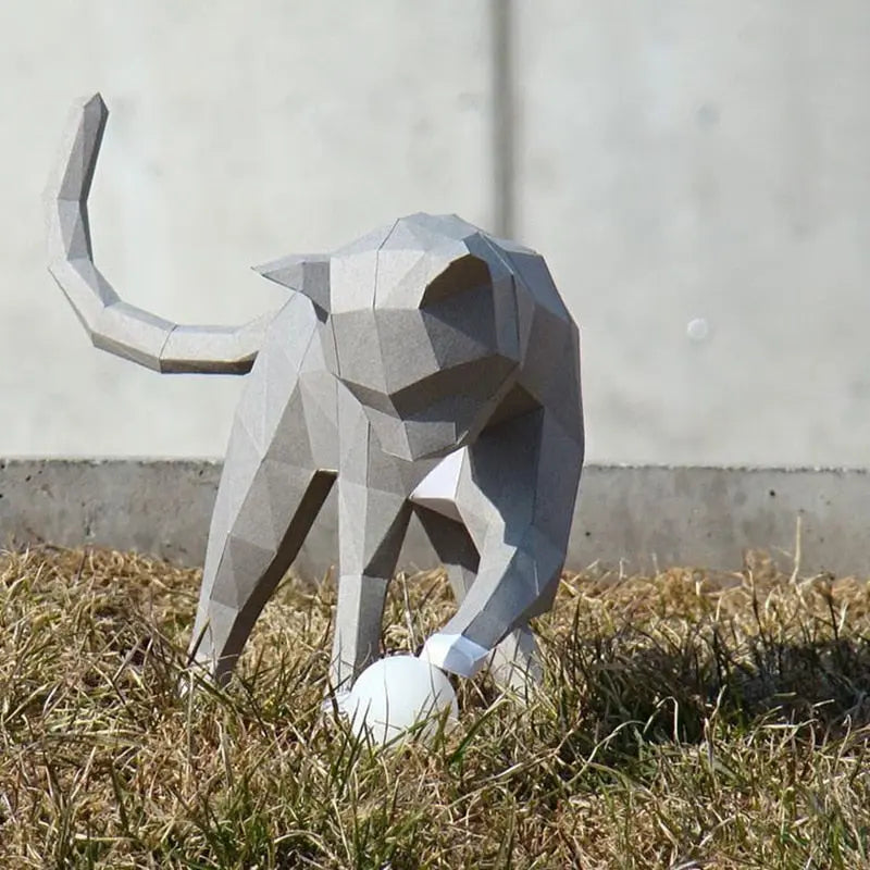 Maquette de Chat qui joue en 3D - Vraiment-chat