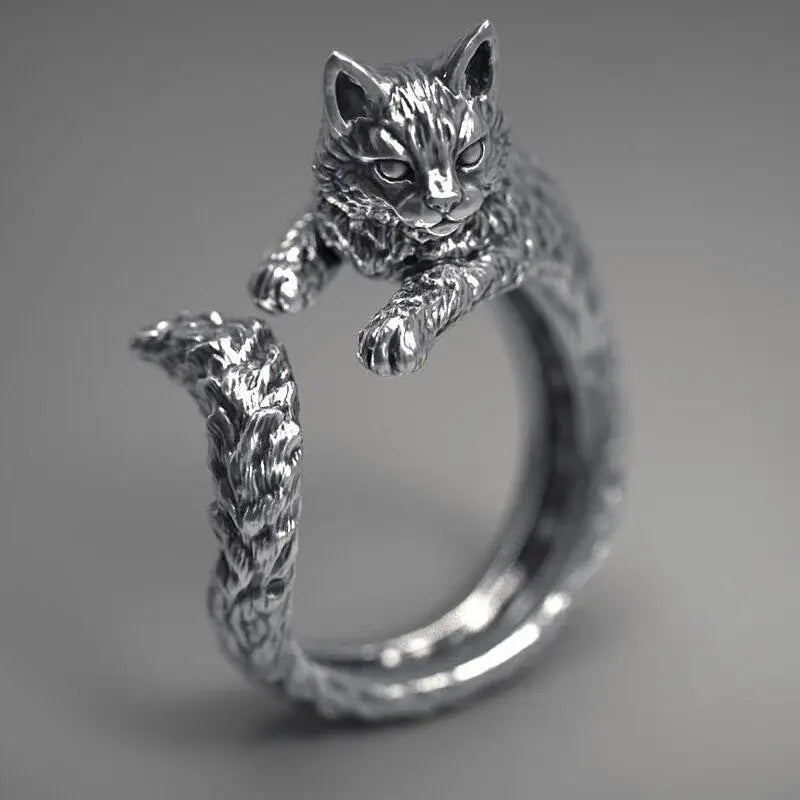 Bague corps de Chat Réaliste - Vraiment-chat