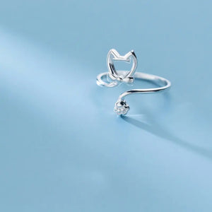 Bague Chat qui donne la Patte Vraiment-chat