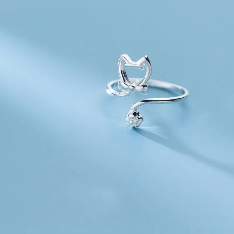 Bague Chat qui donne la Patte Vraiment-chat