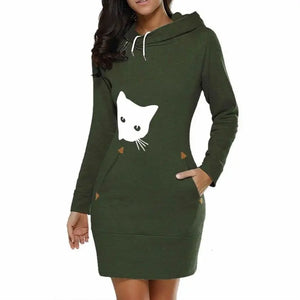 Robe à Capuche Chat - Vraiment-chat