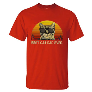 T-Shirt Meilleur Papa Chat - Vraiment-chat