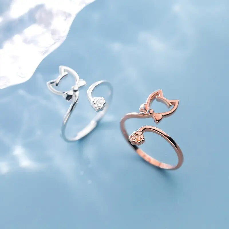 Bague Chat qui donne la Patte Vraiment-chat