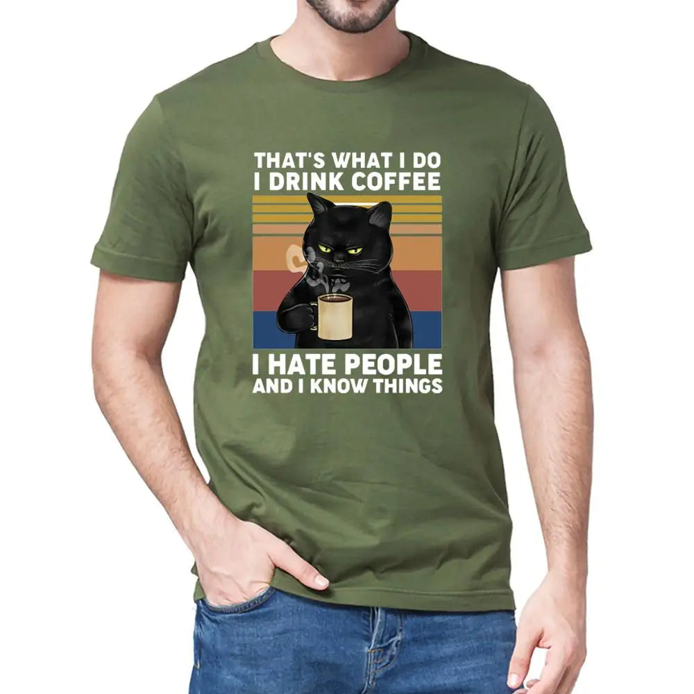Tee Shirt avec Motif Chat Homme Vraiment-chat