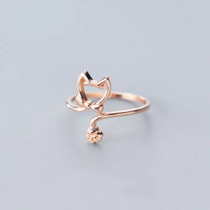 Bague Chat qui donne la Patte Vraiment-chat