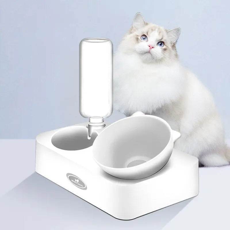 Distributeur Eau et Croquette Chat - Vraiment-chat