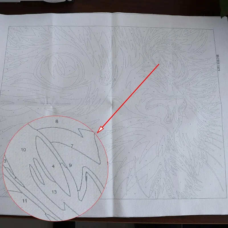 Peinture par Numéro de Chat Siamois Assis - Vraiment-chat