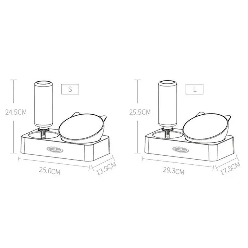 Distributeur Eau et Croquette Chat - Vraiment-chat