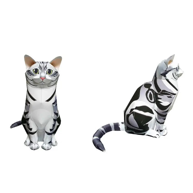 Statue Chat American Shorthair à Monter - Vraiment-chat