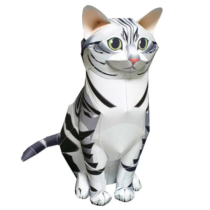 Statue Chat American Shorthair à Monter - Vraiment-chat