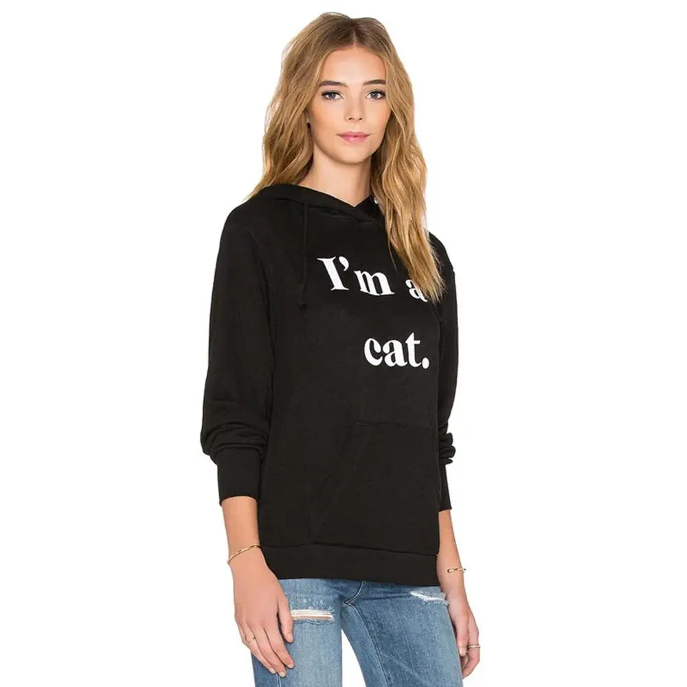 Sweat Chat Fille I'm a Cat - Vraiment-chat