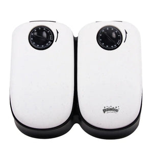 Double Distributeur de Croquettes avec Minuteur - Vraiment-chat