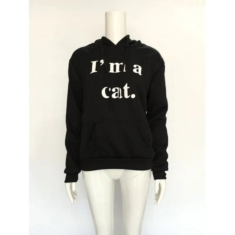 Sweat Chat Fille I'm a Cat - Vraiment-chat