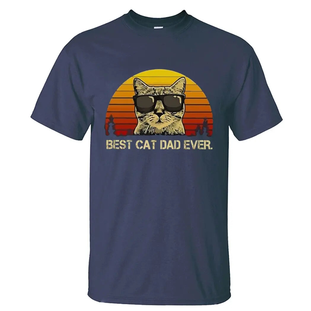 T-Shirt Meilleur Papa Chat - Vraiment-chat