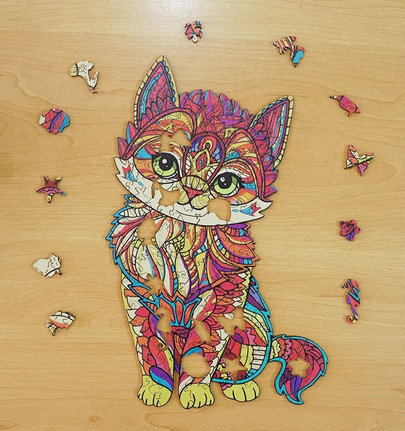 Puzzle de Chaton en Bois - Vraiment-chat