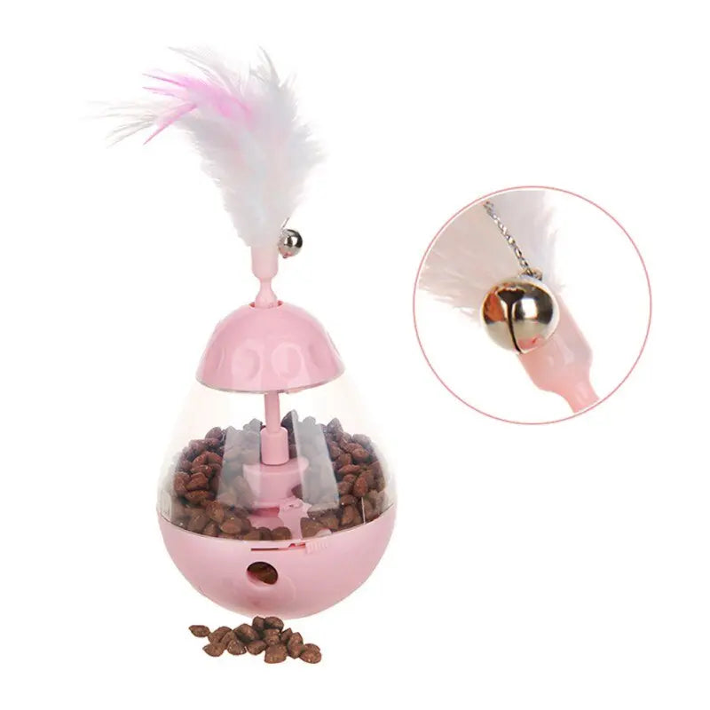 Distributeur de Croquettes Chat Jeu à Plumes - Vraiment-chat