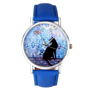 Belle Montre Chat Bleu - Vraiment-chat