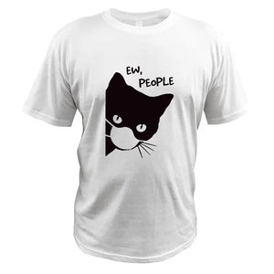 T-Shirt Chat Masqué Covid - Vraiment-chat
