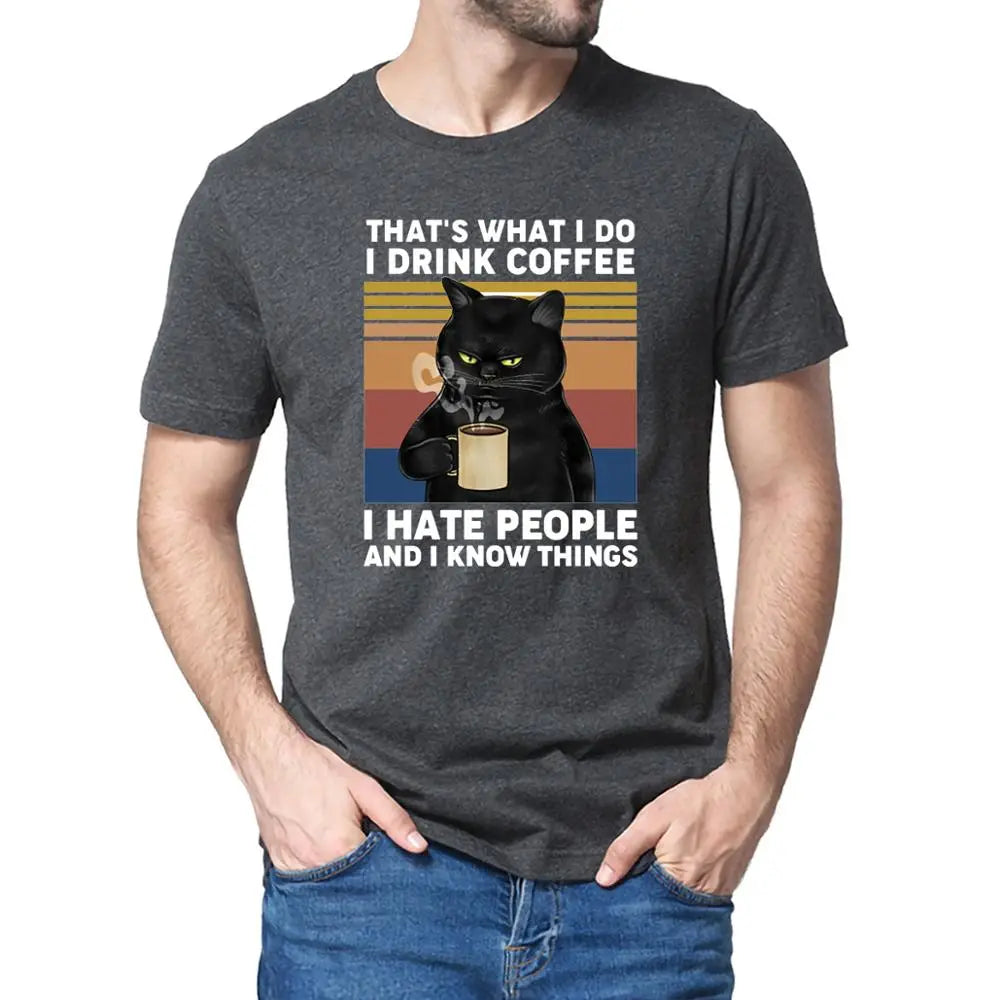 Tee Shirt avec Motif Chat Homme Vraiment-chat